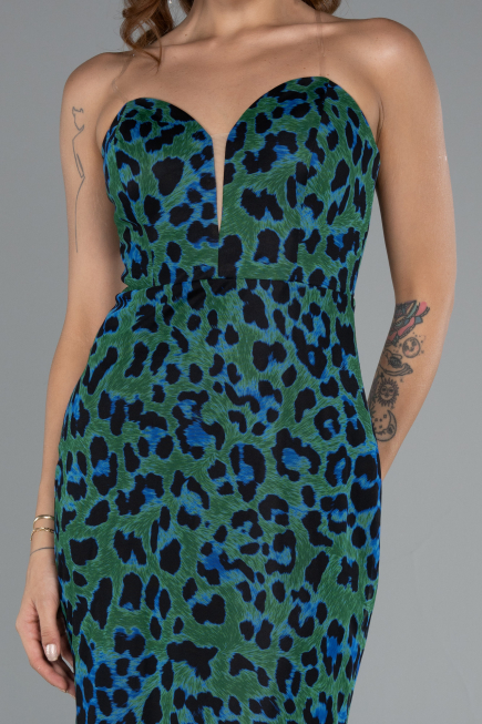 Robe de Soirée Longue Vert ABU5170
