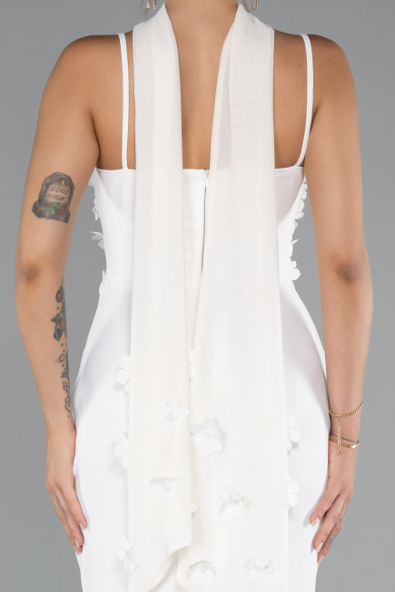 Robe de Soirée Longue Blanc ABU5181