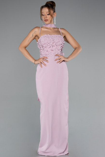 Robe de Soirée Longue Poudre ABU5181