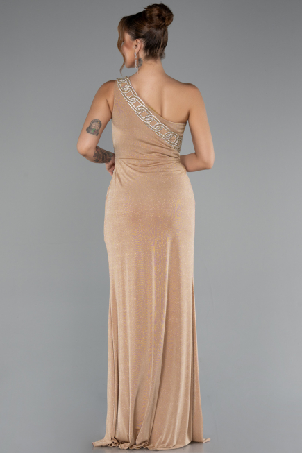 Robe de Soirée Longue Or ABU4599