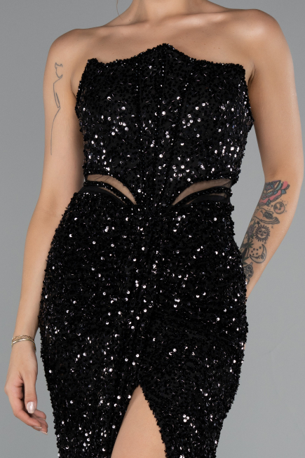 Robe de Soirée Longue Noir ABU5185