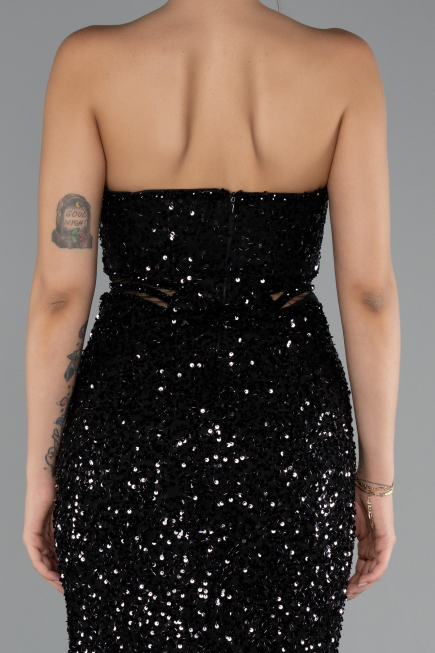 Robe de Soirée Longue Noir ABU5185