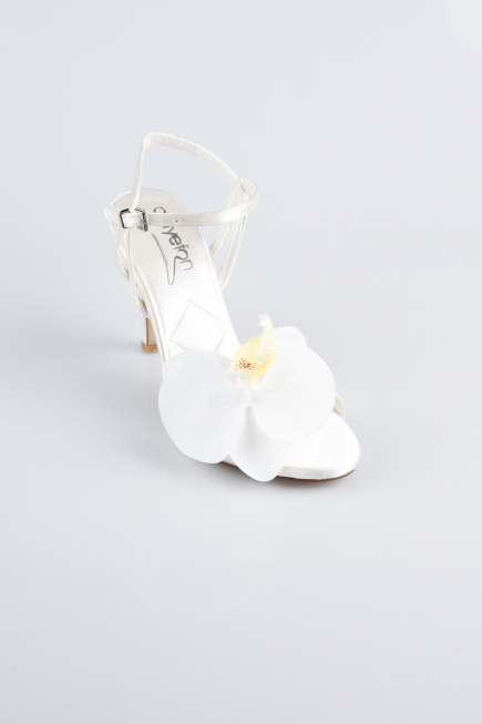 Chaussure de soirée Satin Blanc AB1151