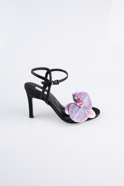 Chaussure de soirée Satin Noir AB1151