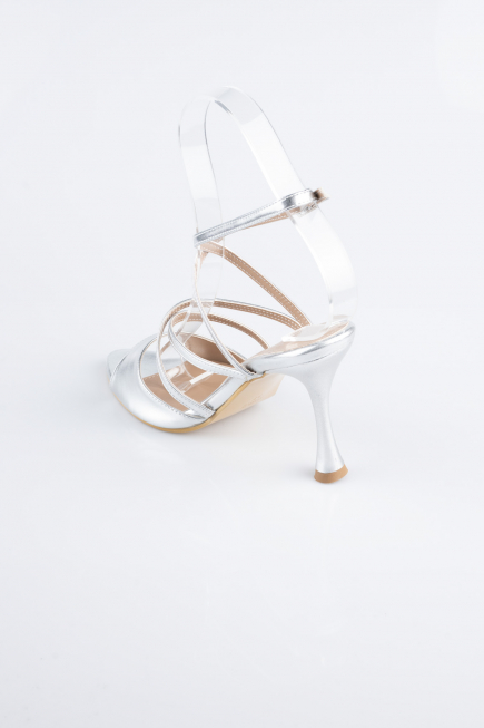 Chaussure de soirée Peau Argent AB1152