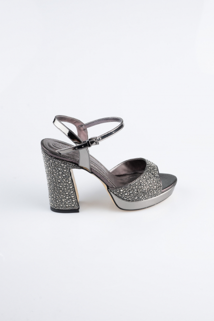 Chaussure de soirée Perlé Platine AB1154