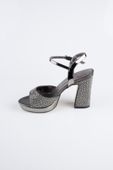Chaussure de soirée Perlé Platine AB1154