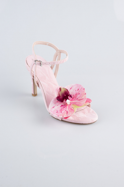 Chaussure de soirée Couleur daim Poudre ABN1151