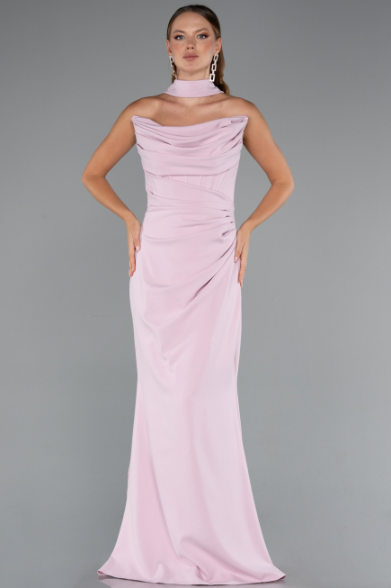 Robe de Soirée Longue Poudre ABU5216