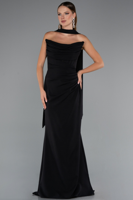 Robe de Soirée Longue Noir ABU5216