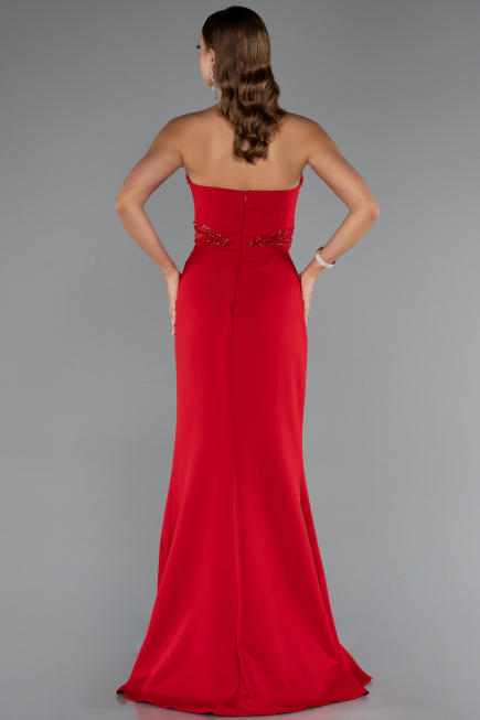 Robe de Soirée Longue Rouge ABU5227