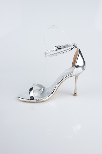 Chaussure de soirée Cuir Verni Argent ABR1157