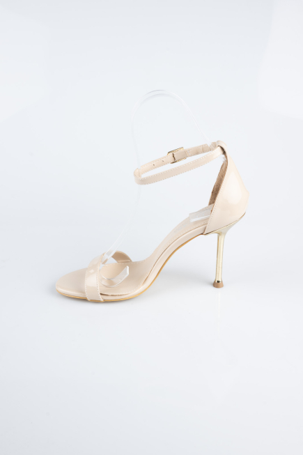 Chaussure de soirée Cuir Verni Vison ABR1157