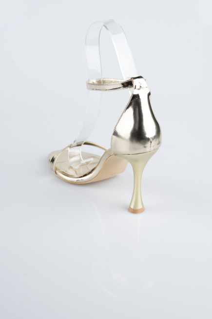 Chaussure de soirée Cuir Verni Or ABR1158