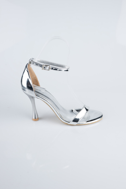 Chaussure de soirée Cuir Verni Argent ABR1158