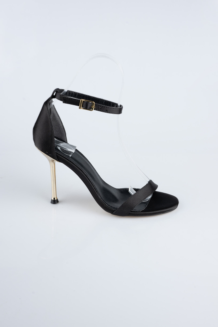 Chaussure de soirée Satin Noir ABS1157