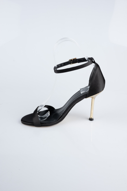Chaussure de soirée Satin Noir ABS1157