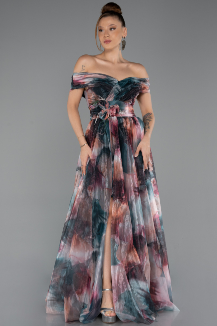 Robe de Soirée Longue Pelure D'oignon ABU5262