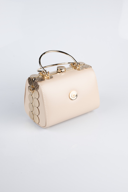 Sac de Soirée Luxe Cuir Vison KC170