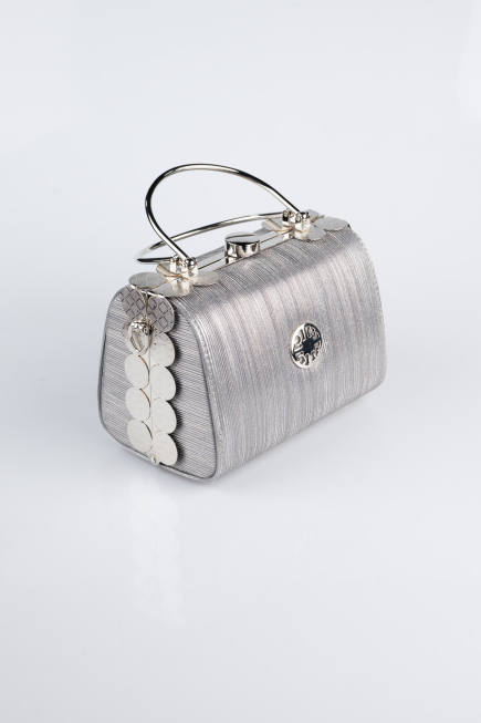 Sac de Soirée Coupe Au Laser Platine KC170