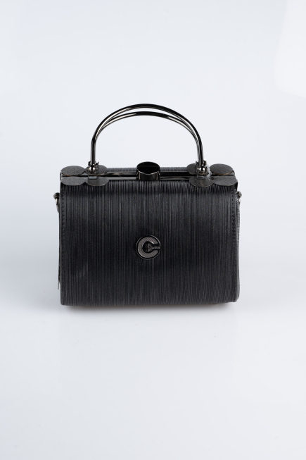 Sac de Soirée Coupe Au Laser Noir KC170