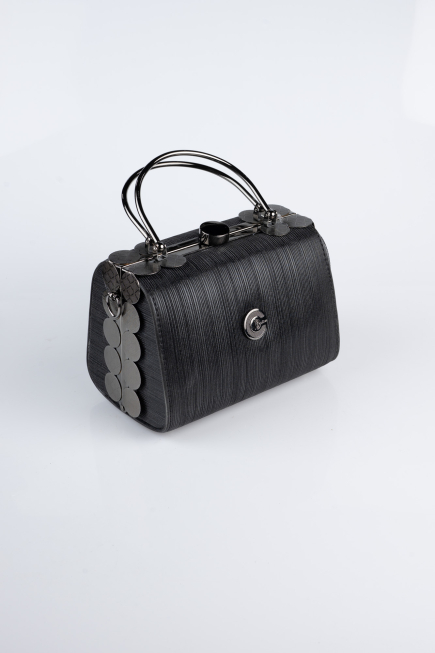 Sac de Soirée Coupe Au Laser Noir KC170