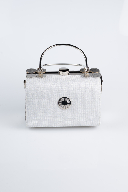 Sac de Soirée Luxe Argent KC170