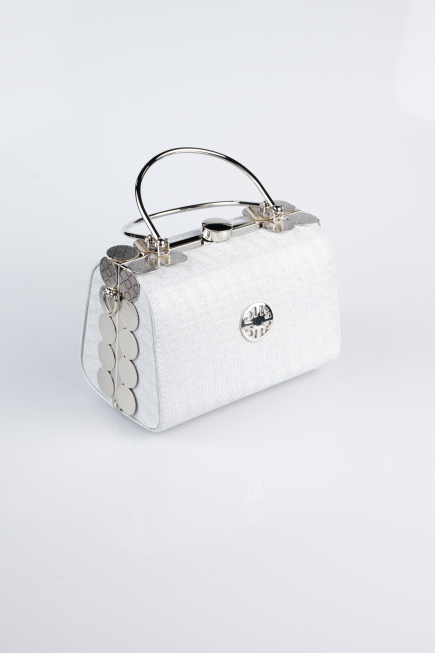 Sac de Soirée Luxe Argent KC170