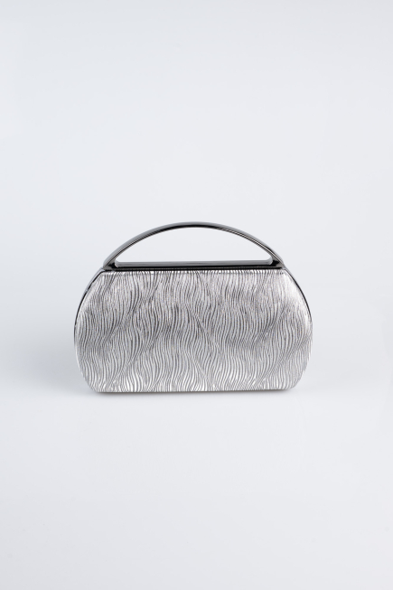 Sac de Soirée Luxe Coupe Au Laser Platine V351