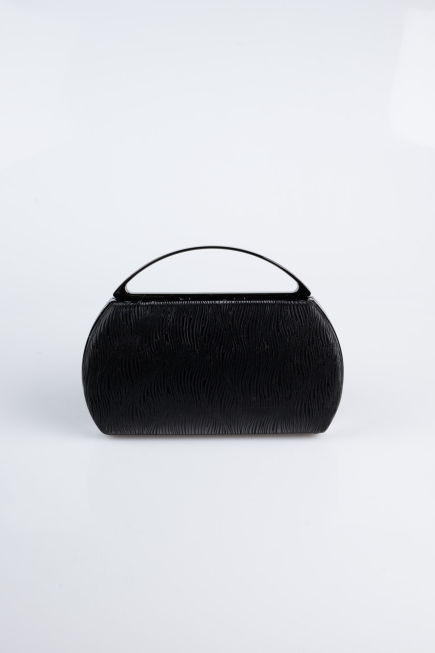 Sac de Soirée Luxe Coupe Au Laser Noir V351