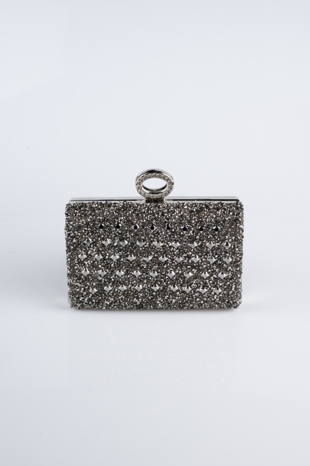 Sac de Soirée Argenté Platine SH830