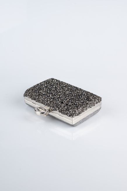 Sac de Soirée Argenté Platine SH830