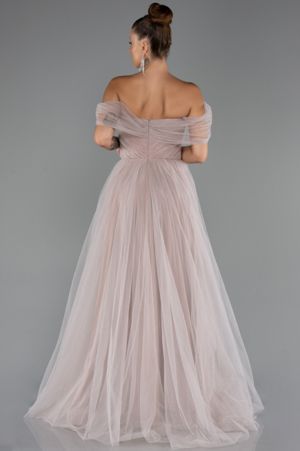 Robe de Soirée Longue Poudre ABU5302