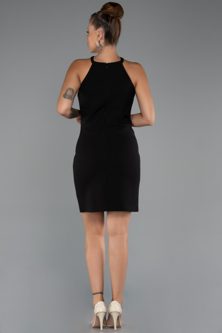 Robe de Cérémonie Courte Noir ABK2444
