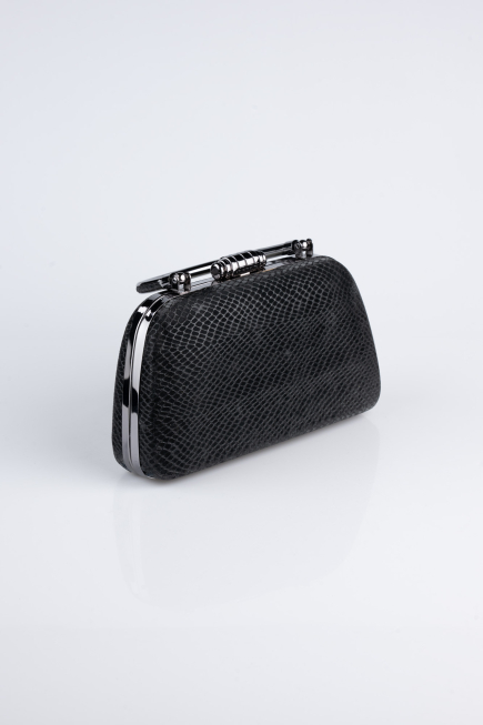 Sac de Soirée Luxe A motifs Noir SH839