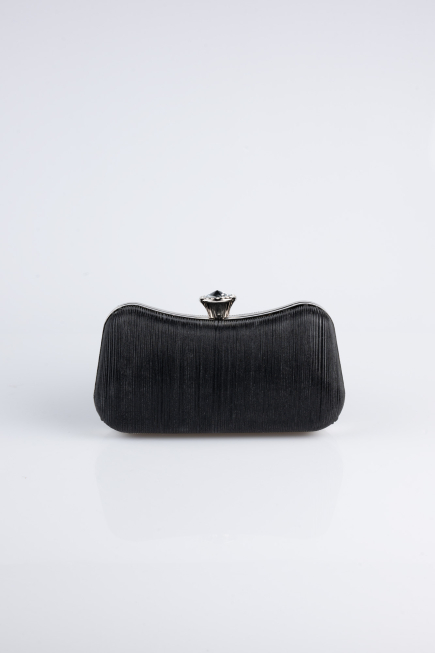 Sac de Soirée Luxe Coupe Au Laser Noir SH855