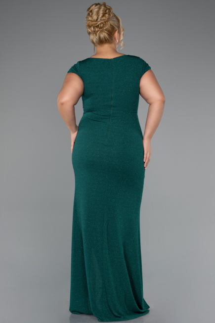 Robe Grande Taille Longue Émeraude ABU5317