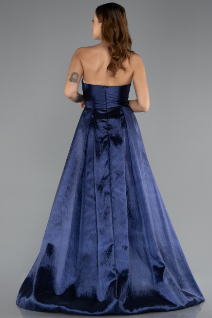 Robe de Soirée Longue Bleu Marine ABU4579