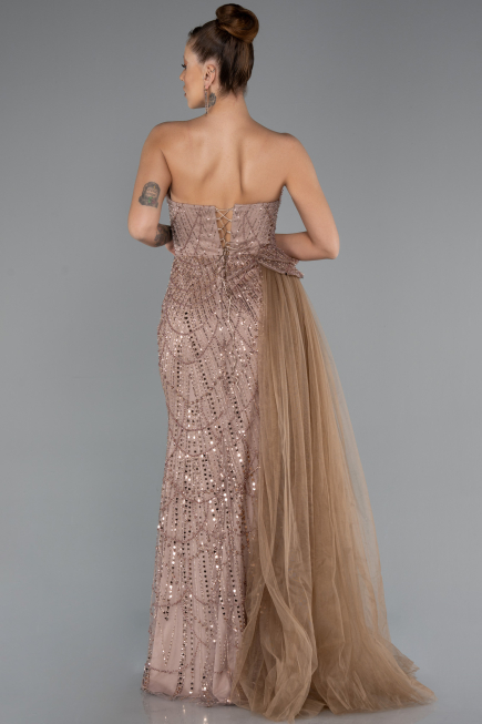 Robe de Soirée Longue Vison ABU5425