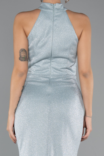 Robe de Soirée Longue Menthe ABU5426