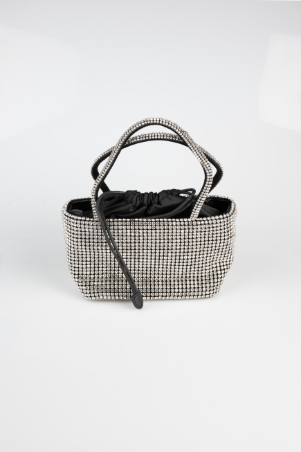 Sac de Soirée Luxe Pierreux Noir MN968
