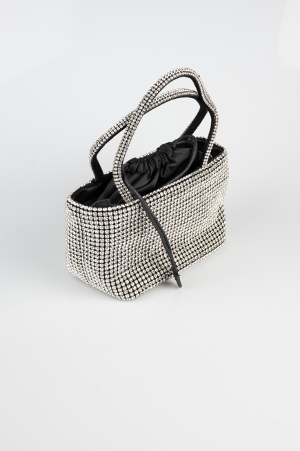 Sac de Soirée Luxe Pierreux Noir MN968