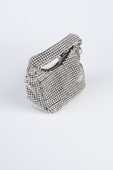 Sac de Soirée Luxe Pierreux Noir MN974