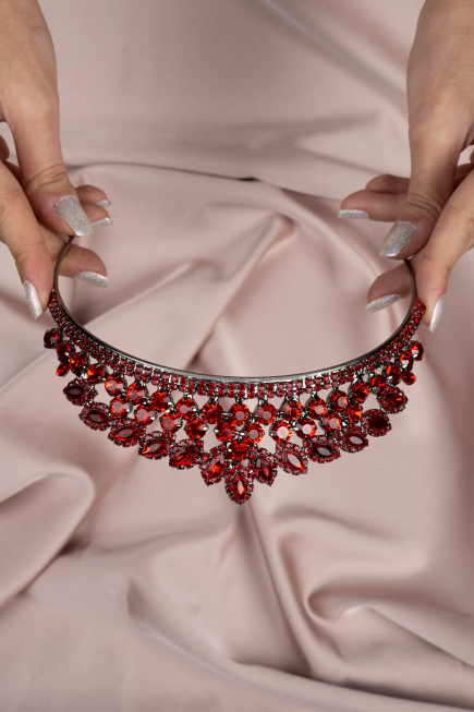 Accessoire de Cheveux Rouge UK983