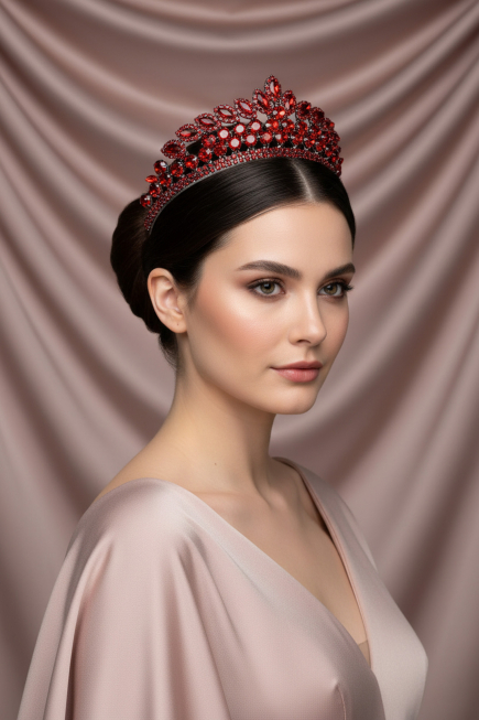 Accessoire de Cheveux Rouge UK983
