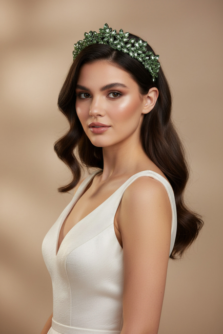 Accessoire de Cheveux Pistache vert UK984