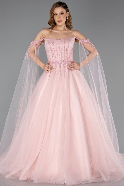 Robe Haute Couture Longue Poudre ABU5466
