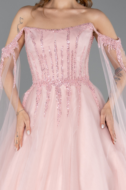 Robe Haute Couture Longue Poudre ABU5466