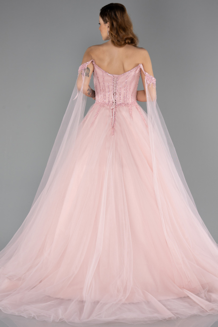 Robe Haute Couture Longue Poudre ABU5466