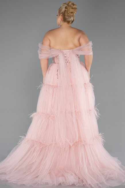 Robes De Soirée Grande Taille Longue Poudre ABU3621